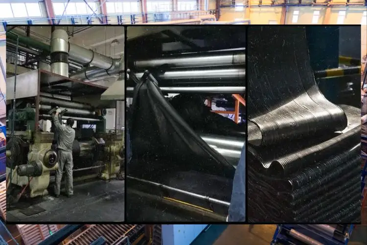 YNF Rubber Production Process Step 4 Rubber Compounding-Calendering-Mixing