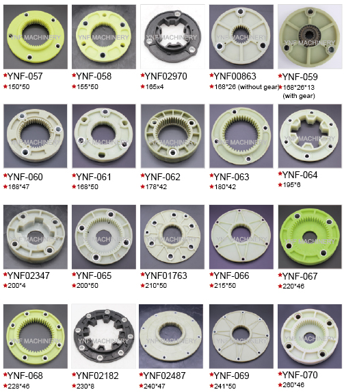 Flexible Rubber Hydraulic Pump & Engine Drive Couplings for CASE Excavators 1
