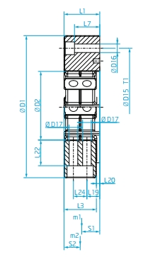 Structure of 284B Flexible Rubber Coupling – Replacement for Vulkan Megiflex-B 284 (J2840, J2841, J2842)