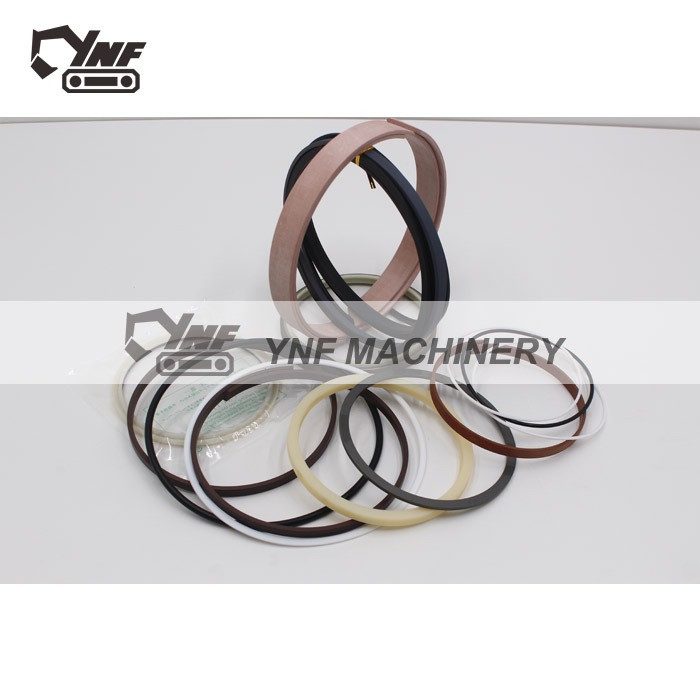 Dust and piston seals for arm hydraulic cylinder